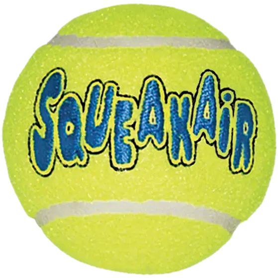 Air Dog Squeakers Ball Toy Yellow Large