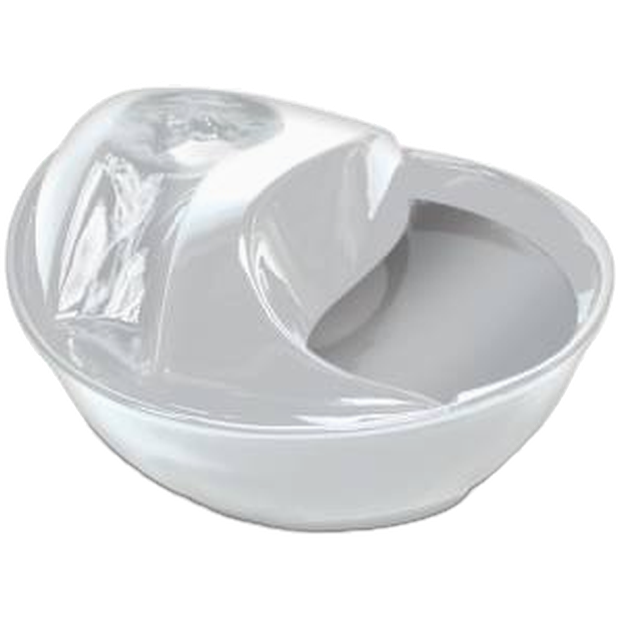 Pioneer Pet - Fountain Raindrop Design 1,8L Vit - Katt - Matplats & Vattenfontäner för katt - ZOO.se