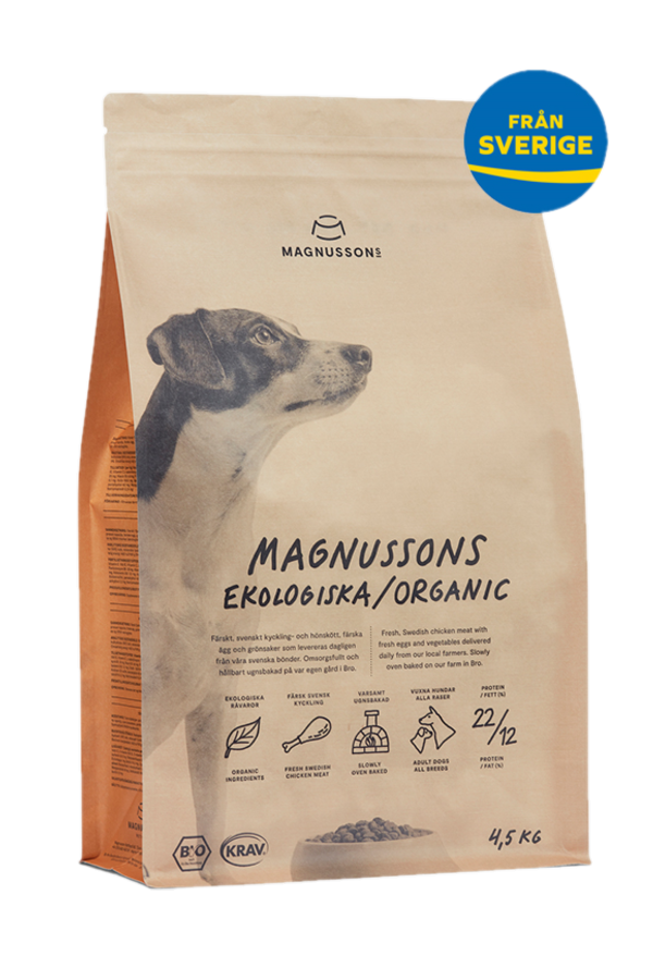Magnussons - Ekologiska - 4,5kg - Hund - Hundmat & hundfoder - Torrfoder för hund - ZOO.se