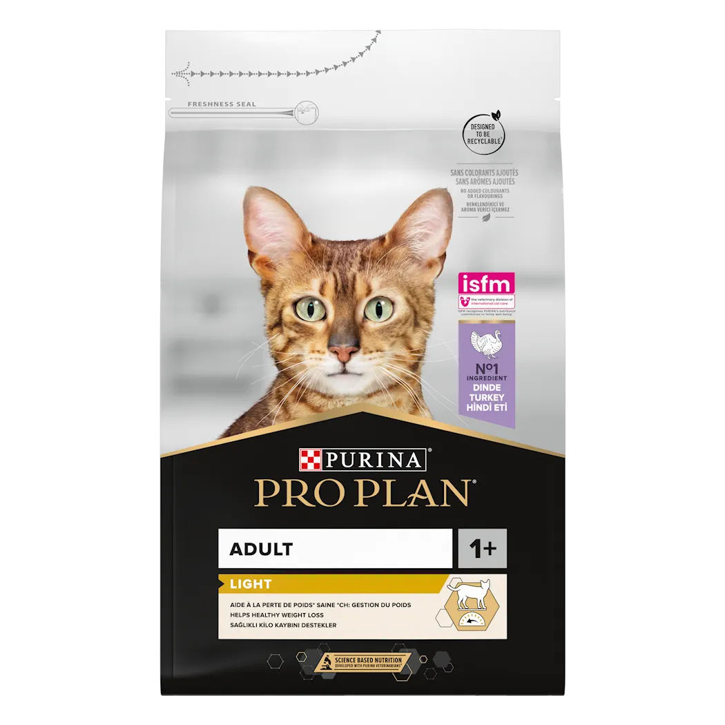 Purina Pro Plan Cat Adult Light kalkun 3 kg