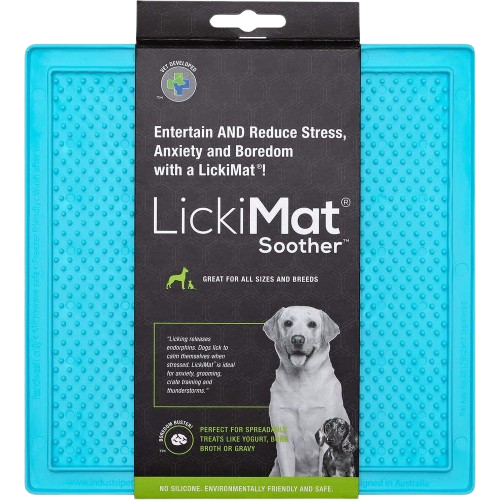 Hundeskål Soother Lyseblå 20X20 cm - Hund - Matplass & vannautomater for hund - Matskåler og vannskåler - LickiMat