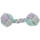 Trixie Junior hantel i tau Light/Lilac/Mint Multicoloured 15 cm