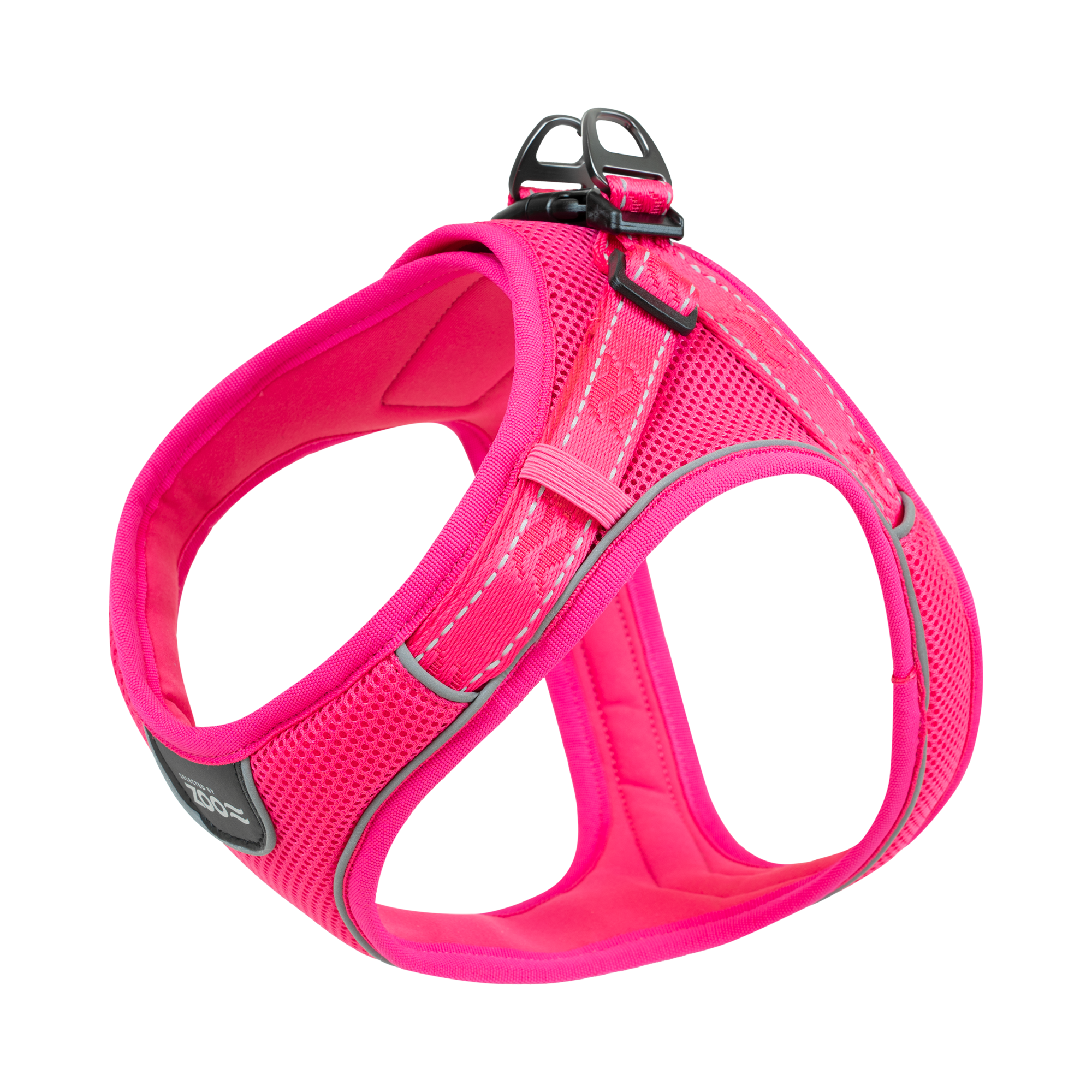 Selected by ZOO - Sele Rufus Soft justerbar S Nakke 20 mm x 34-44 cm Bryst 20 mm x 46-54 cm Rosa - Hund - Halsbånd - ZOO.no