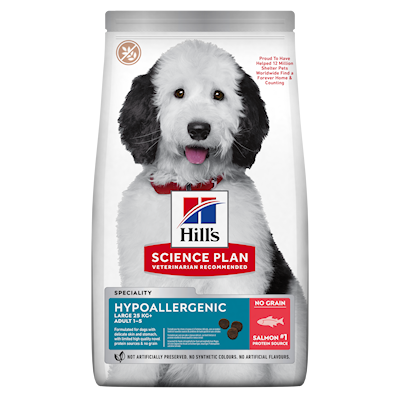 Preview of Hills Science Plan Hypoallergenic Adult Large Breed torrfoder för hundar med lax 14 kg