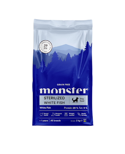 Preview of Monster Pet Food Grain Free Sterilized White Fish 2 kg