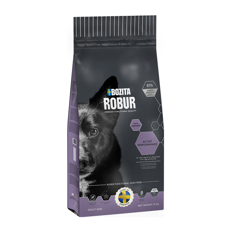 Bozita Robur - Dog Active Performance 12 kg - Koirat - Koiranruoka - Kuivaruoka
