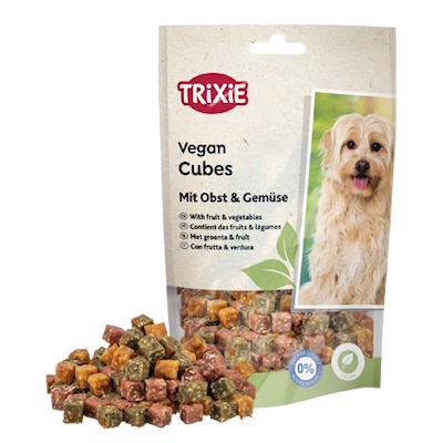 Preview of Trixie Vegan Cubes med frukts & vegetabilier, 100 g