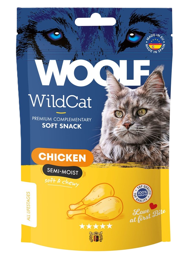 WOOLF Wildcat Snacks - Chicken 50g