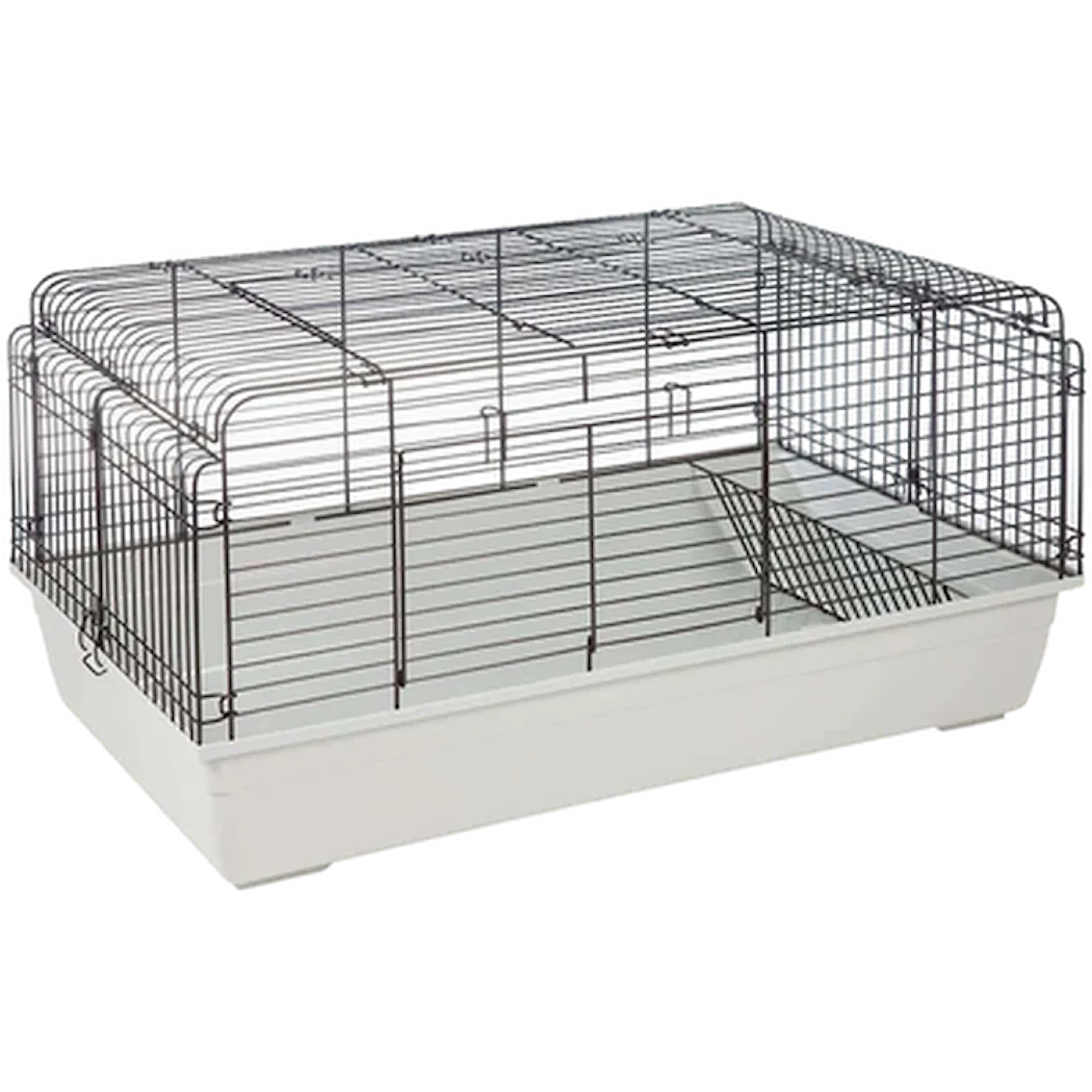 Guinea Pig & Dwarf Rabbit Cage Gray 120 x 58 x 56 cm