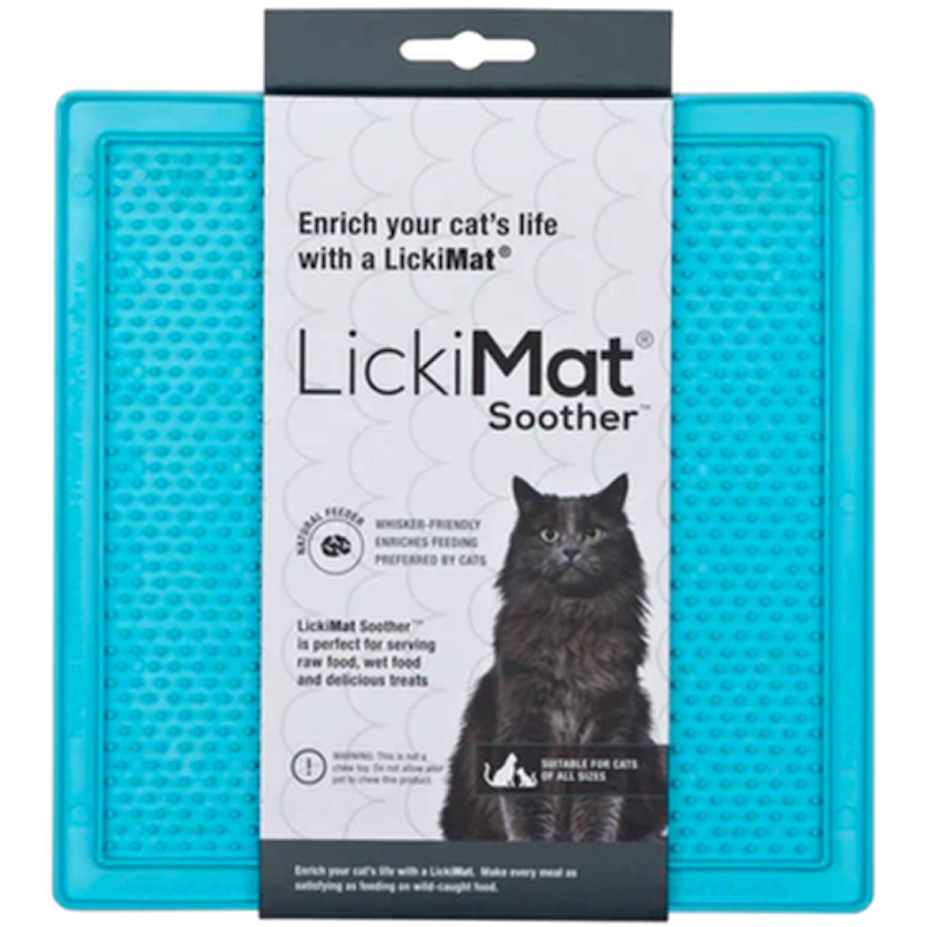 Cat Classic Soother Blue 20 x 20 cm