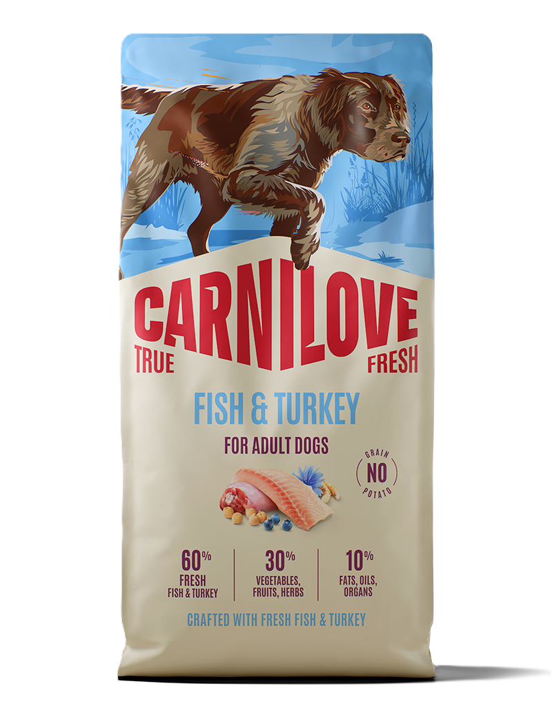 Carnilove True Fresh Dog Fish & Turkey for Adult All Breeds