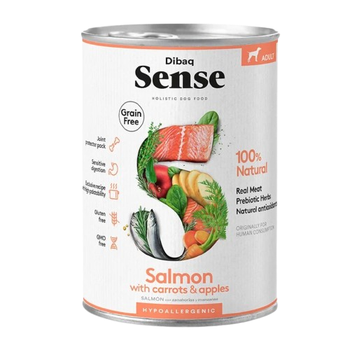 DIBAQ - Sense spannmålsfri Lax 380 g - Hund - Hundmat & hundfoder - Torrfoder för hund - ZOO.se
