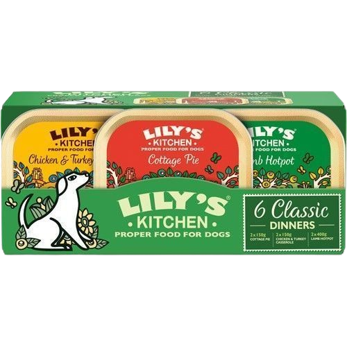 LILYS KITCHEN - Multipack Classic Dinners 6 x 150 g - Hund - Hundmat & hundfoder - ZOO.se