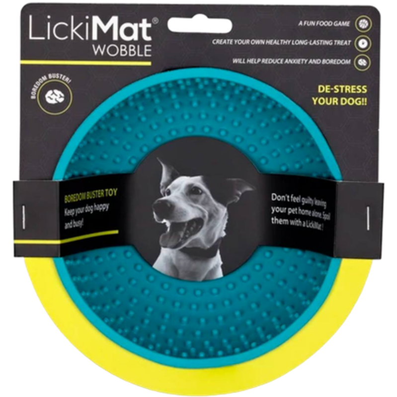 LickiMat - Wobble Mix 17 x 17 x 8 cm (ø17 cm) - Hund - Matplats & Vattenautomater för hund - ZOO.se