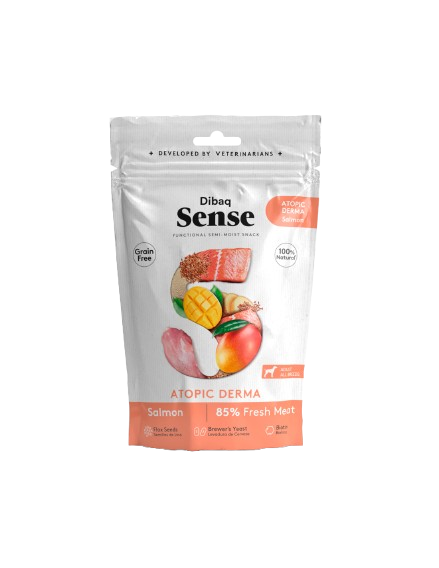 DIBAQ - Sense Dog Snack Derma Salmon 100 g - Hund - Hundgodis - ZOO.se