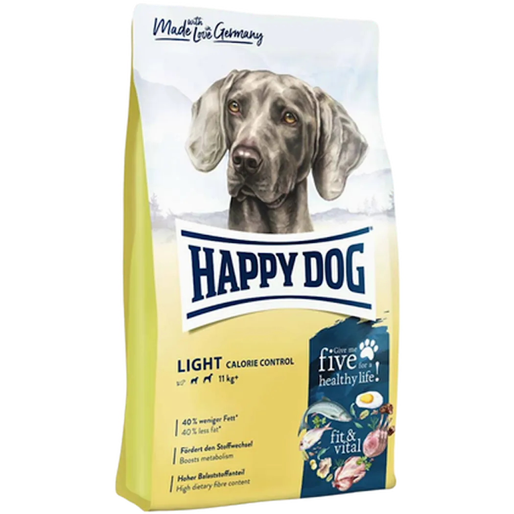 Happy Dog Dry Food Fit & al Adult Light Calorie Control Yellow 4 kg