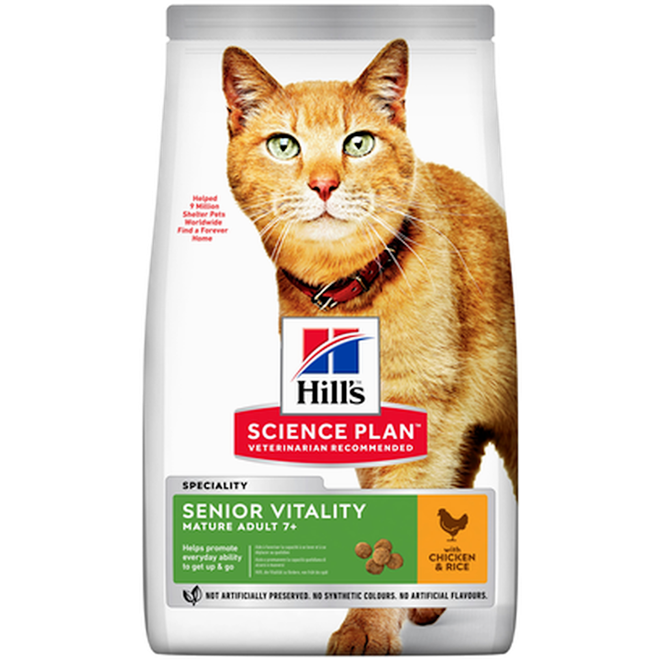 Hills SP Feline Senior Vitality Adult 7+ Kylling 7 kg