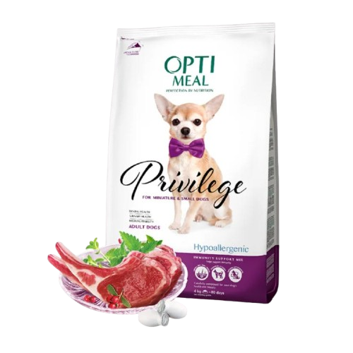 Optimeal - Adult & Senior Small Breed Privilege Lamb & Rice Tørrfôr til hund 4kg - Hund - Hundefôr & hundemat - Tørrfôr for hund - ZOO.no