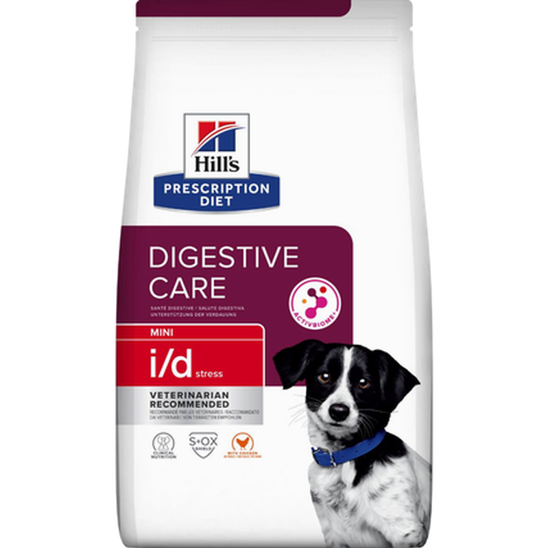 Hill's Prescription Diet Dog - i/d Digestive Care Stress Mini Chicken - Dry Dog Food 1 kg - Hund - ZOO.se