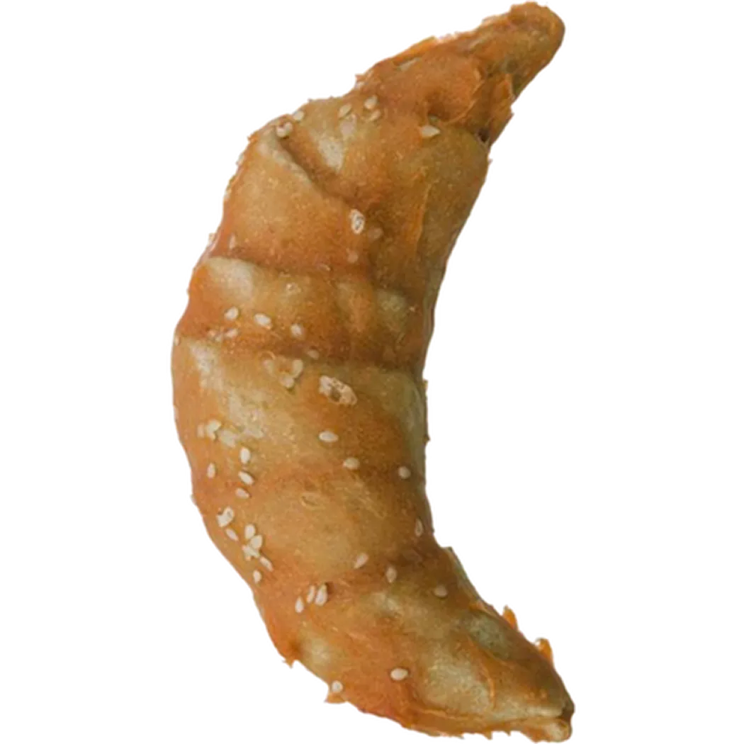 Denta Fun Chicken Croissant, (Løsvekt) Brun 11 cm