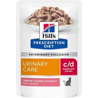 c/d Urinary Stress Salmon Pouch - Wet Cat Food