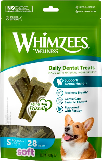 Preview of Whimzees Soft Value bags S, 28 - pack, 420g