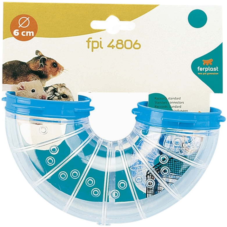 Ferplast - Hamsterrör U-rör Transparent 9 x 16 x 7 cm - Smådjur - Hus & Burinredning för smådjur - ZOO.se