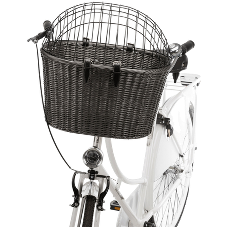 Trixie - Front Bicycle Basket Antracit Gray 44 x 34 x 41 cm - Hund - ZOO.se