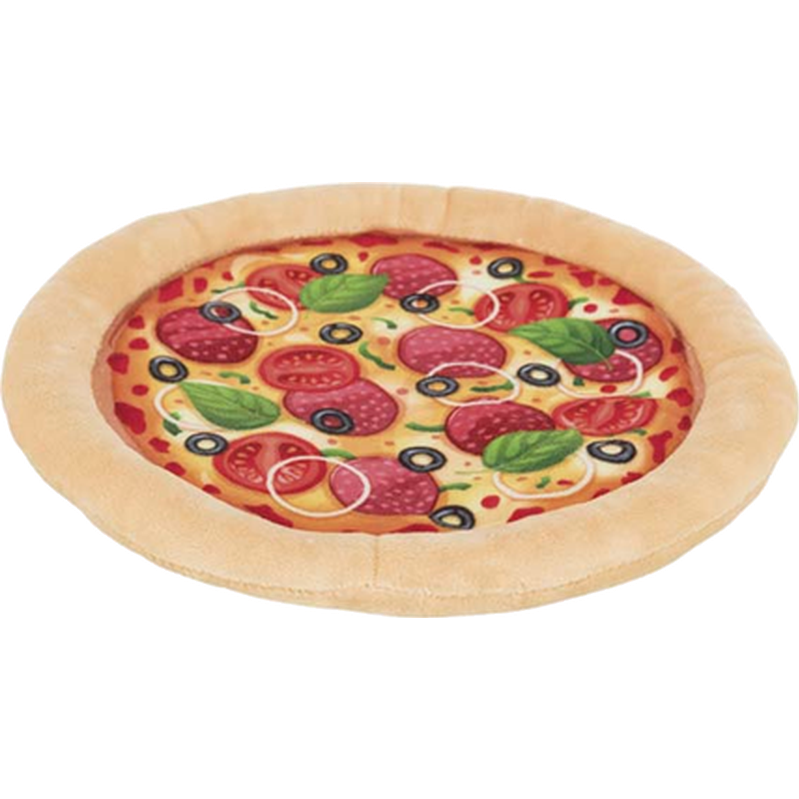 Trixie - Pizza Plush Multicolored 26 cm - Hund - Hundleksaker & Spel - ZOO.se