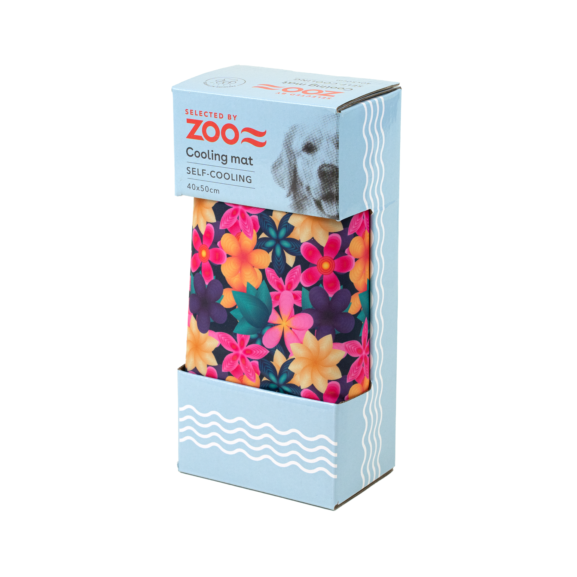 Selected by ZOO - Kjølepute med sommerblomst 50 x 40 cm - Hund - Hundepleie & kosttilskudd - ZOO.no