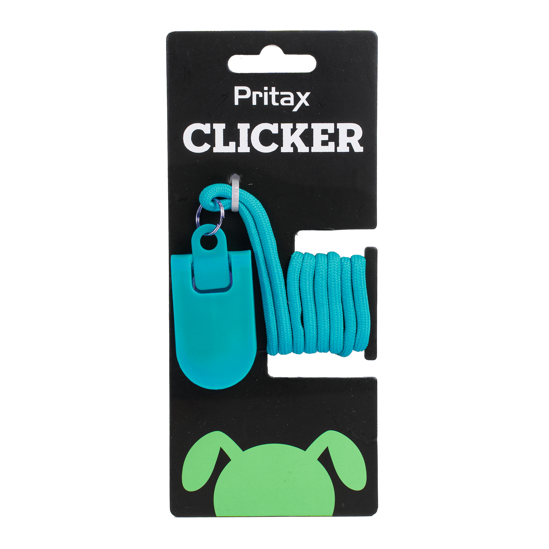 Klicker, 6x3cm, Turkos