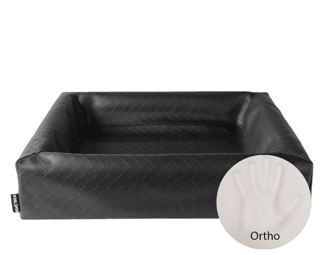 BiaBed - Biabed Ortho Black Square No. 4 - 70 x 85 cm Biabed Ortho Black Square No. 4 - 70 x 85 cm - Koirat - Koiranpedit ja pehmusteet - Koiransängyt ja koiranpedit