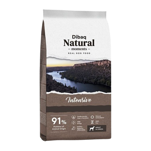 DIBAQ - Natural Moments Intensive 15 kg - Hund - Hundmat & hundfoder - ZOO.se