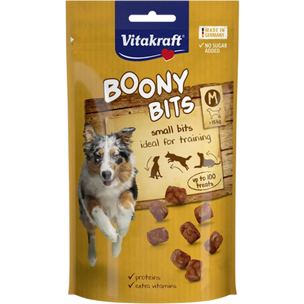 Dog Boony Bits M Yellow 120 g
