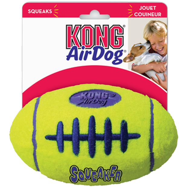 Air Dog Squeaker Football Medium - Hund - Hundleksaker & Spel - Tennisleksaker - Kong - ZOO.se