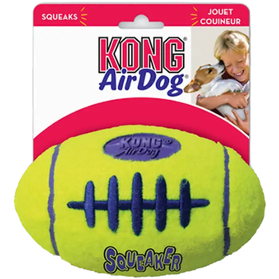 Air Dog Football Toy Yellow Medium