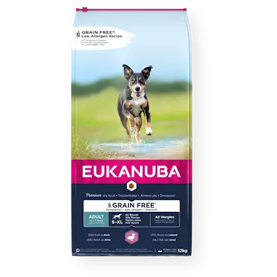 Eukanuba Dog Grain Free Adult Duck 12 kg