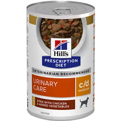 c/d Multicare Urinary Care Chicken & Veg Stew Canned - Wet Dog Food