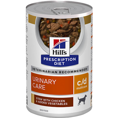 Preview of Hill'S Prescription Diet Dog c/d Multicare Urinary Care Chicken & Veg Stew Canned - Wet Dog Food 354 g