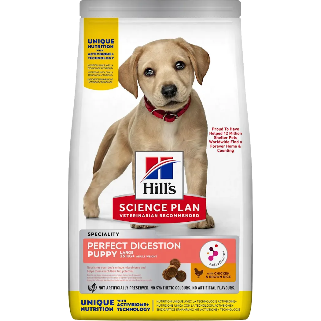 Hills Science Plan Puppy Digestion Large Breed Chicken & Rice 14,5 kg