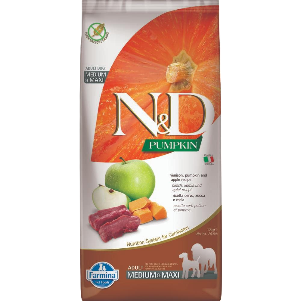 Farmina Dog N&D Pumpkin Venison & Apple Adult Medium & Maxi 12 kg