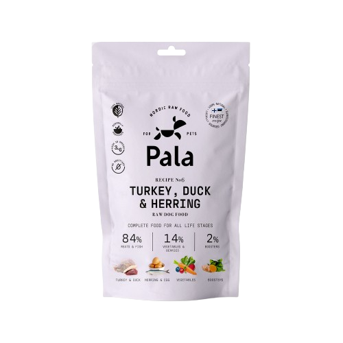 Pala - Recipe # 6 - Turkey, duck & herring - 100g - Hund - Hund - ZOO.se