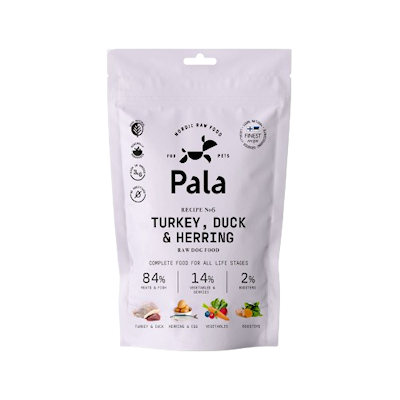 Preview of Pala Recipe # 6 - Turkey, duck & herring - 100g