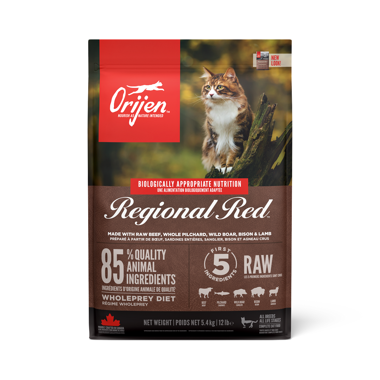 Orijen - Cat Regional Fresh Meats - Dry Cat Food 5,4 kg - Katt - Kattfoder & kattmat - ZOO.se