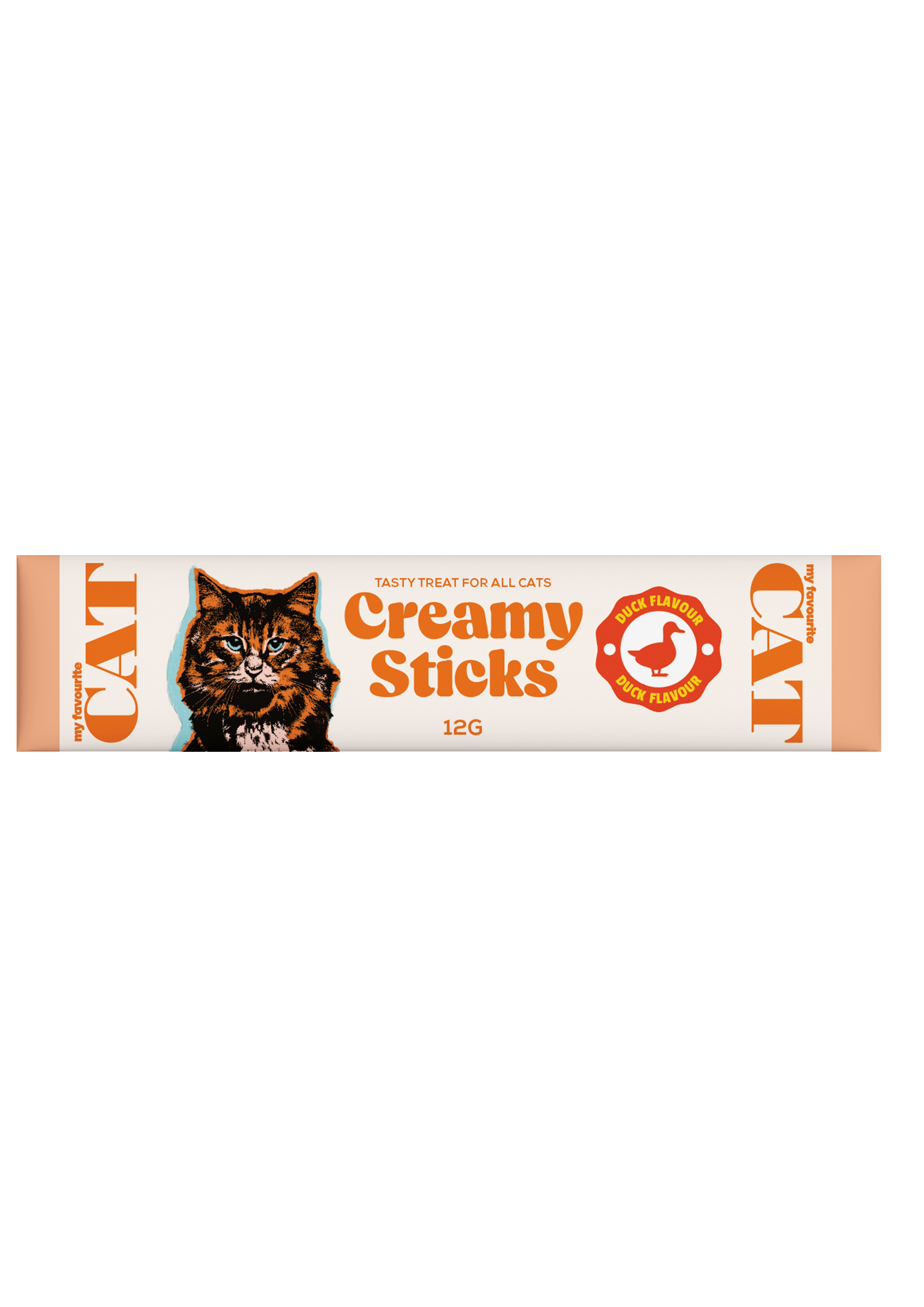 My favourite CAT - Creamy Sticks - Duck 7x12g - Katt - Kattegodteri & kattegress - ZOO.no
