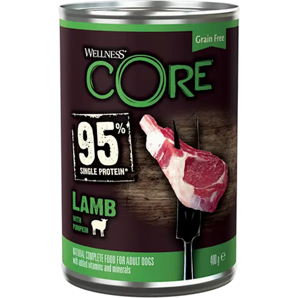 Dog Adult 95% Single Protein All Breed Lamb & Pumpkin Wet 400 g