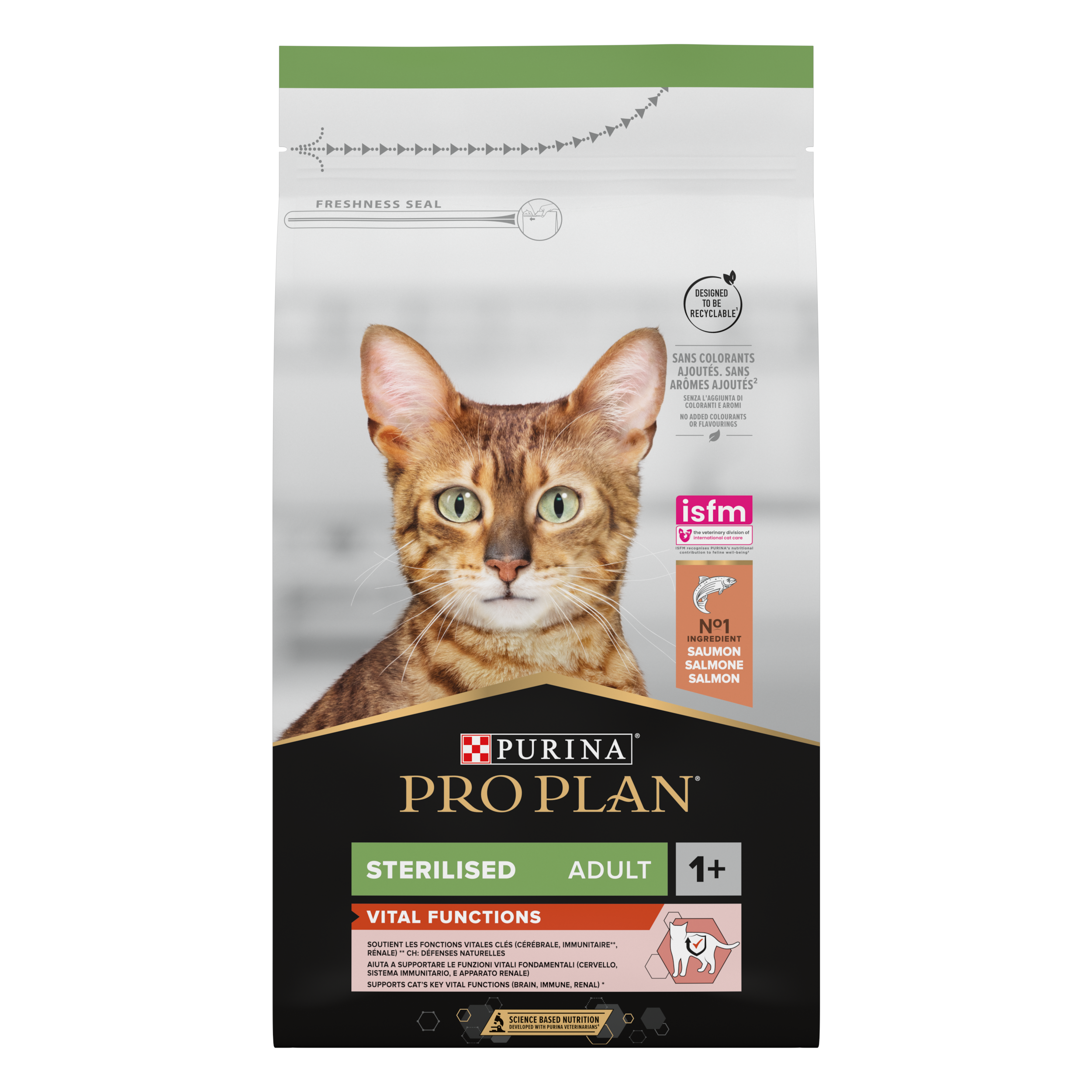 Purina Pro Plan - Cat Adult Sterilised Vital Function Laks 10 kg, sterilisert - Katt - Kattefôr & kattemat - Tørrfôr for katt - ZOO.no