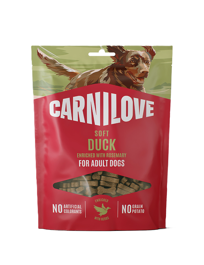 Carnilove Dog Soft Snack Duck enriched with Rosemary 200g