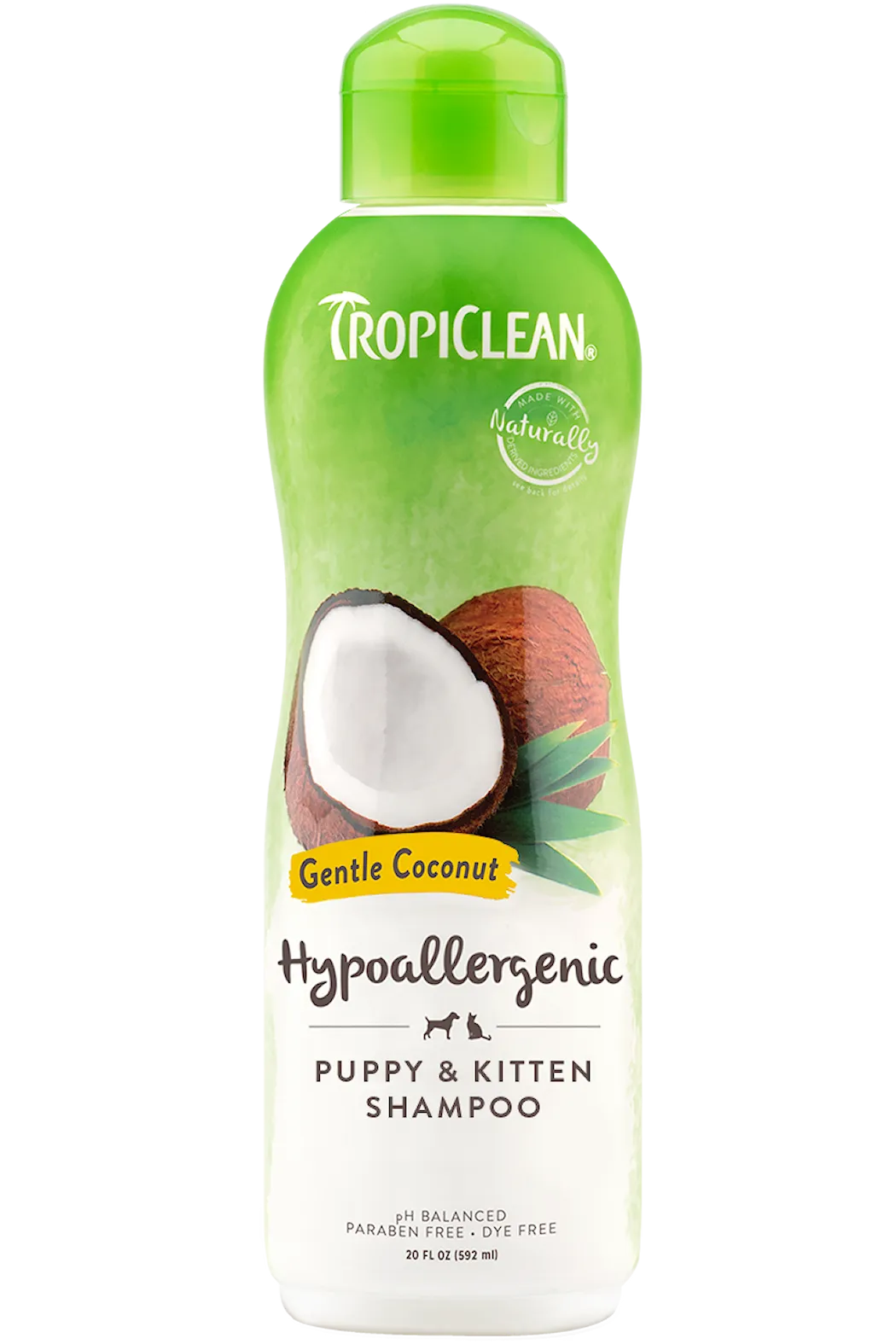 TropiClean Gentle Coconut Hypoallergenic Puppy and Kitten Shampoo 355 ml