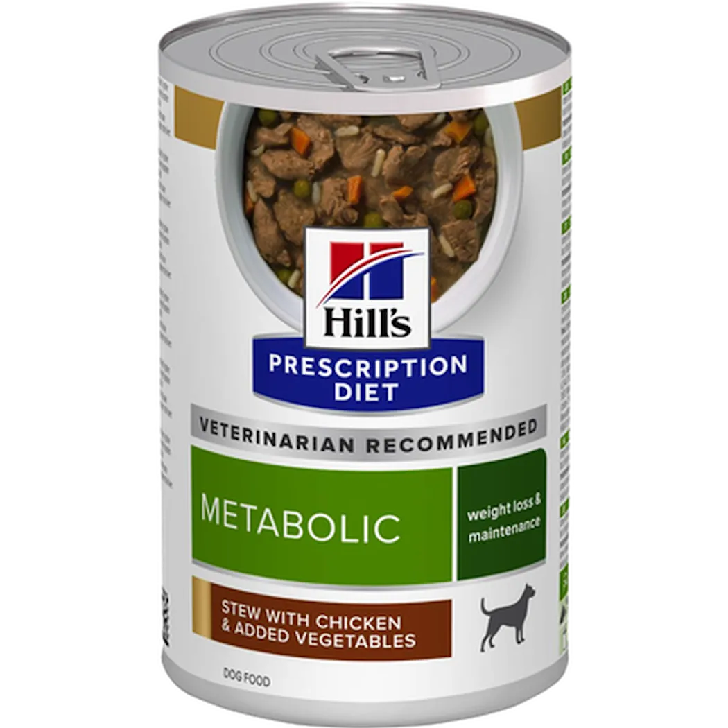 Hill's Prescription Diet Dog Metabolic Stew Kylling og grønnsaker